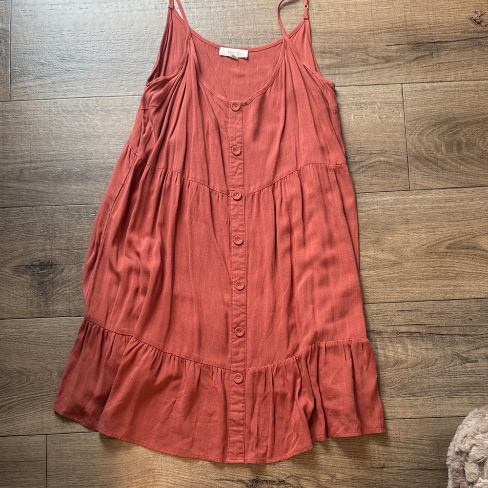 Women's Rust Sleeveless Dress